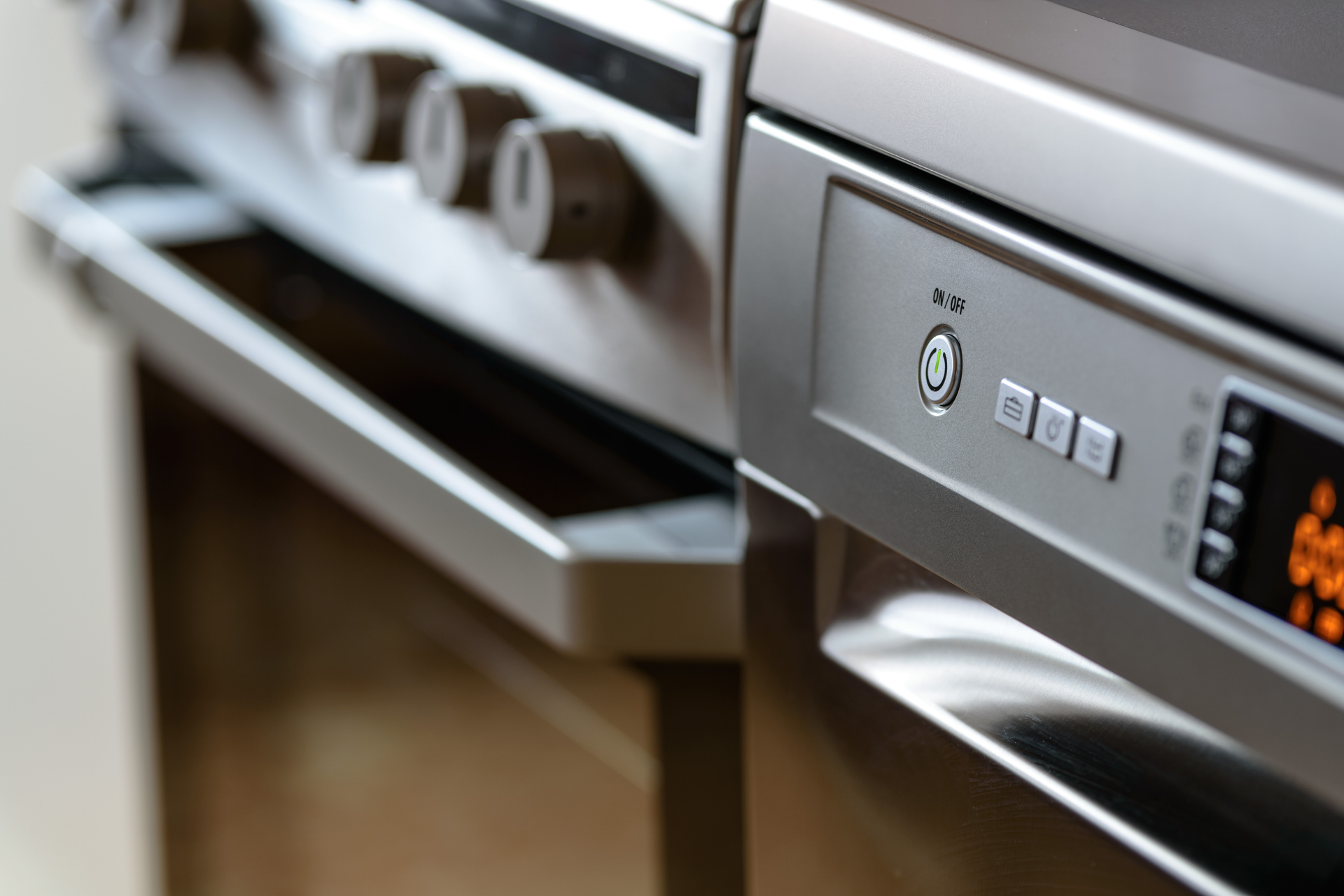 Close up for Energy Star® oven and dishwasher